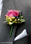 cool water rose buttonhole 